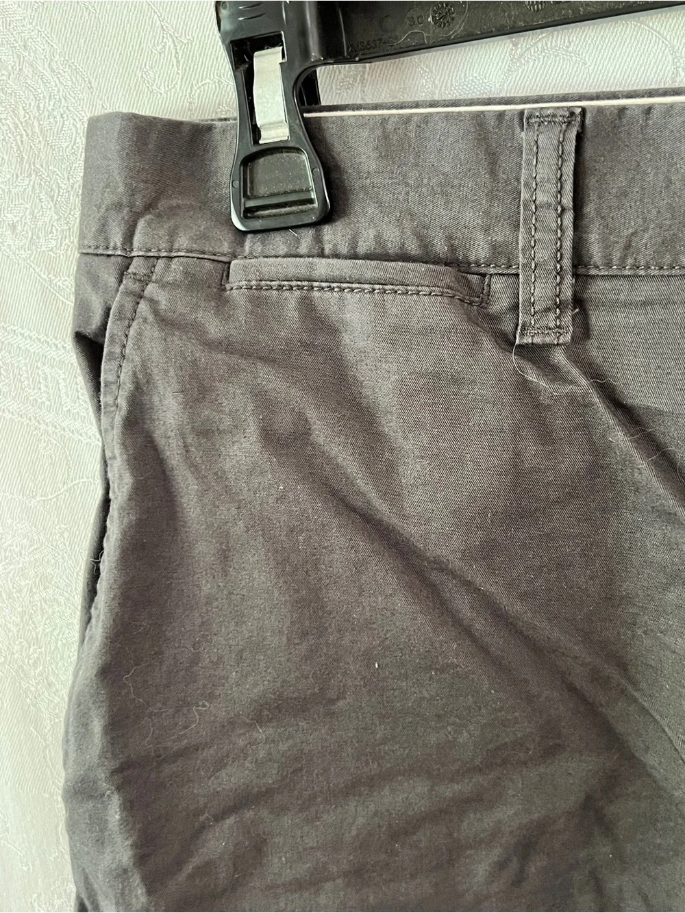 J. Crew Men's Re-Imagined Cotton Chino Shorts - Gray Waist 34